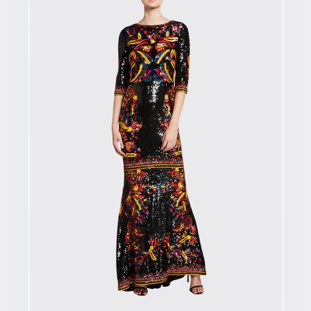 Alice + Olivia Jae Embellished Gown NWT